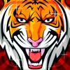 AAA Wild Tiger Simulator - Pin the needle wood animal edition