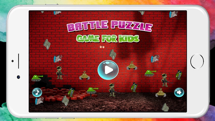 Battle Army Equipment Puzzle Game for Kids