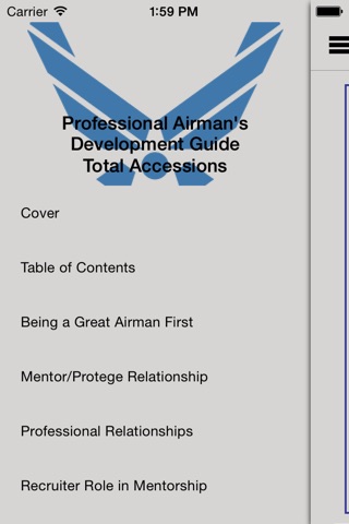 Professional Airman's Development Guide (PADG) screenshot 2