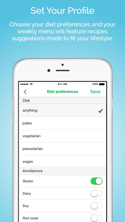 Gatheredtable - Customized weekly menus and smart grocery lists screenshot-4