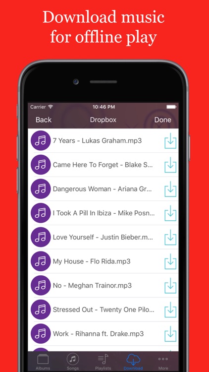 Music Player And Streaming on Cloud.