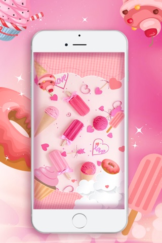 Cute Pink Wallpapers for Girls – Fancy Edition of Backgrounds for Home and Lock Screen screenshot 4