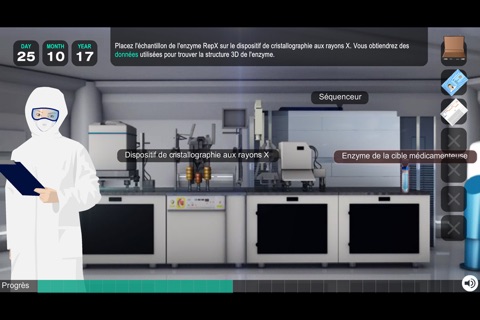 Develop a drug in this race against time! screenshot 2