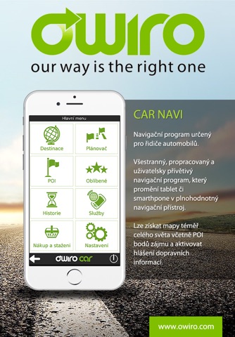 OWIRO GPS navigation screenshot 3
