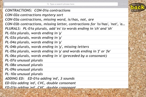 Word Sorts 9 to 13 Lite screenshot 3