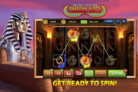 Ancient Egyptian Pharaoh Slots: Free 777 Vegas Style Jackpot screenshot 3