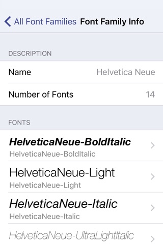 TouchFonts screenshot 2