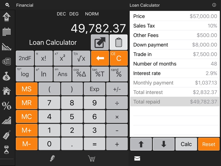 Financial Calculator HD screenshot-3