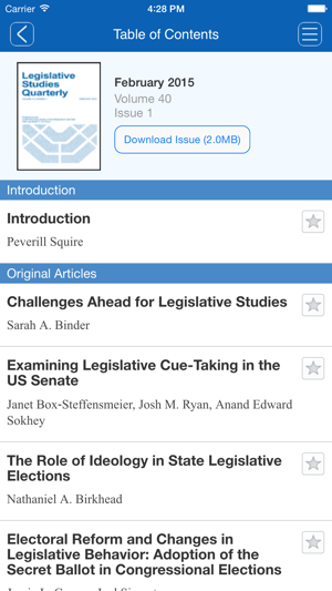 Legislative Studies Quarterly(圖1)-速報App