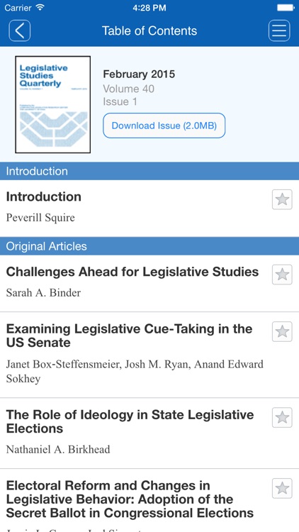 Legislative Studies Quarterly