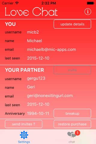 Love Chat Messenger screenshot 2