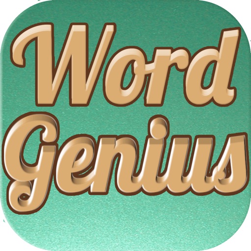 Word Genius - A Word Puzzle Game iOS App