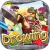 Drawing Desk Draw and Painting Coloring Books - "Clash of Clans edition"