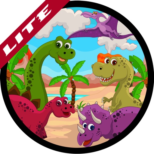 Learn English Via Dinosaur Jurassic Era Names Games for Kids (lite) icon