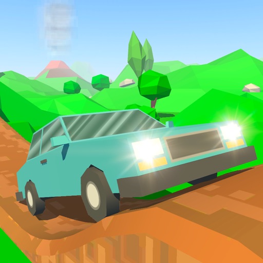Pixel Car Up Hill Race 3D icon