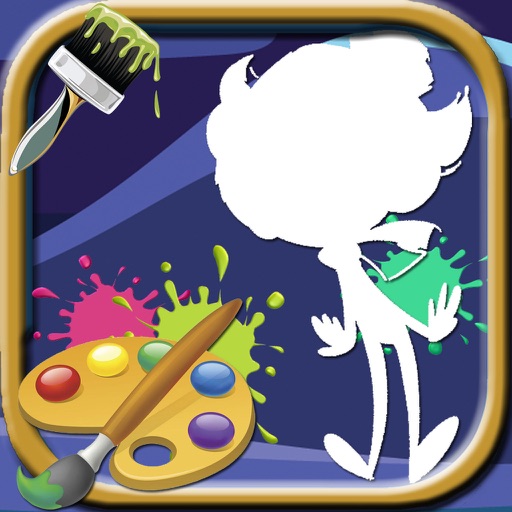 Paint For Kids Flapjack Plant Edition iOS App
