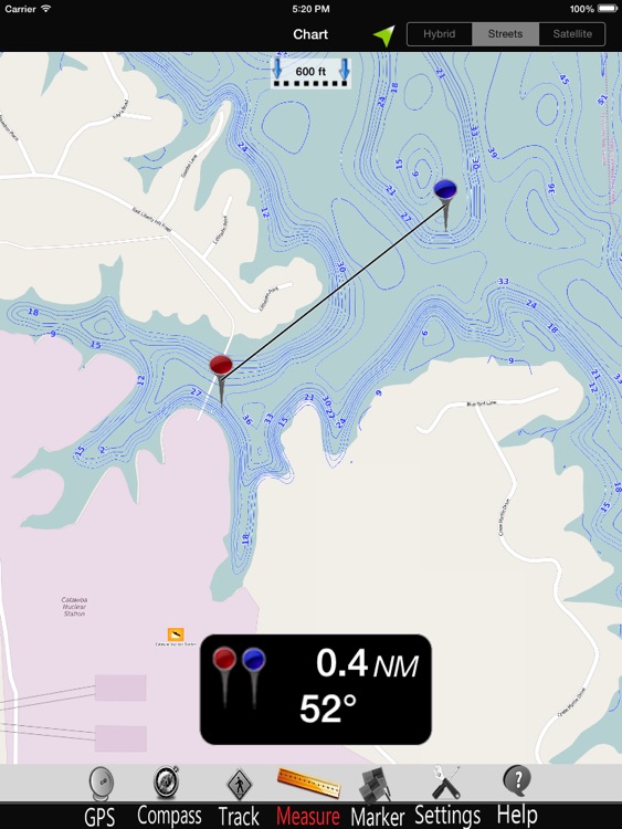 Lake Wylie Nautical charts HD screenshot-3