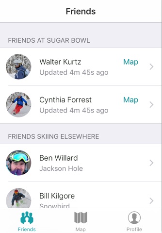 Fluri: Ski & snowboard stats, navigation and friends screenshot 4