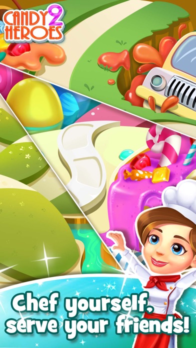 CANDY HEROES 2 - MATCH KENDALL SUGAR AND SWIPE COOKIE TO HIT GOAL 1.1 IOS GAME GIẢI TRÍ CANDY HEROES 2 - MATCH KENDALL SUGAR AND SWIPE COOKIE TO HIT GOAL 1.1 IOS