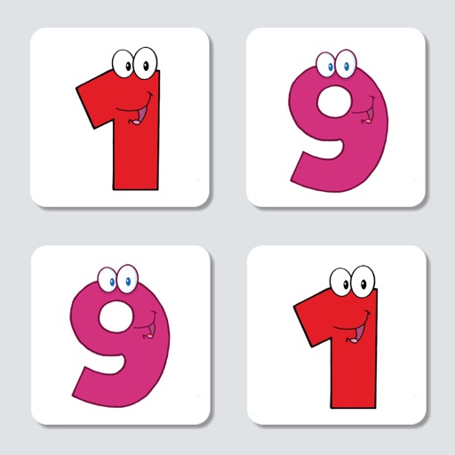 Numbers matching - brain memory improvement games for kids Icon