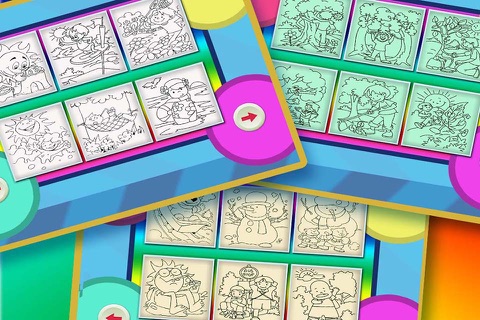 Children's Colouring Books - Drawing & Doodle Four Seasons in Preschool & Kindergarten screenshot 4