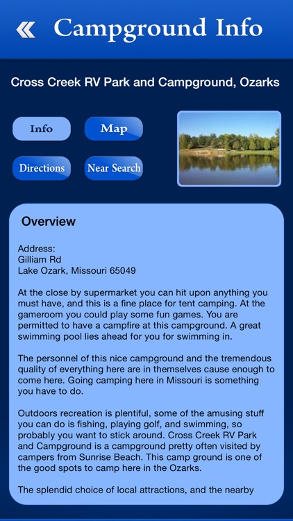 Missouri Campgrounds and RV Parks