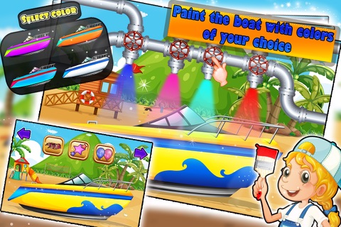 Build a Boat – Crazy builder & mechanic garage game for kids screenshot 4
