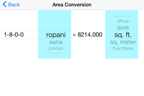 Nepali Unit Converter (Ropani, Tola, Dharni, Haat, etc.) screenshot 2