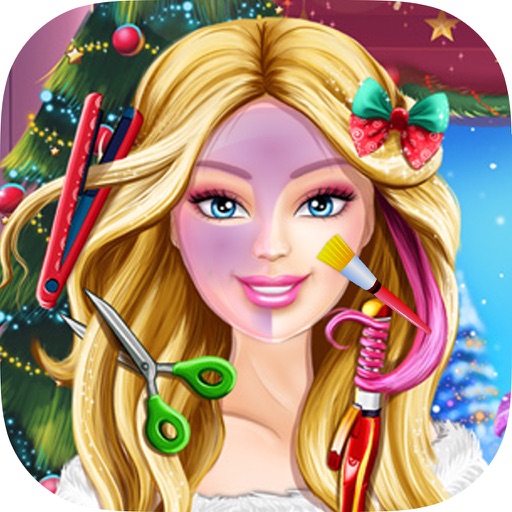 Charming Princess Christmas - Makeover, Makeup, Dress Up, - Girls & Kids Games icon