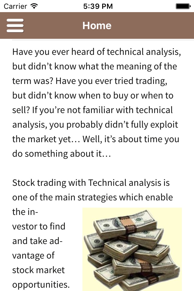 Stock trading with Technical Analysis screenshot 3