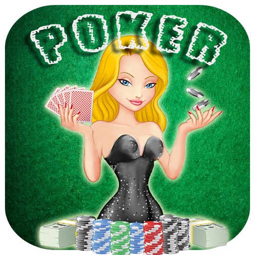 Hold’em Queen Poker Casino with Fortune 5-Card 7 Big Bonus Chips icon