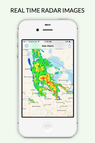 Rain Alarm Live Weather Radar screenshot 2