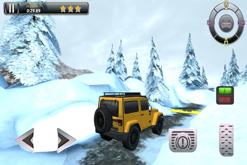 Snow Truck Parking - Extreme Off-Road Winter Driving Simulator FREE screenshot 4