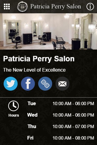 Patricia Perry Salon screenshot 2