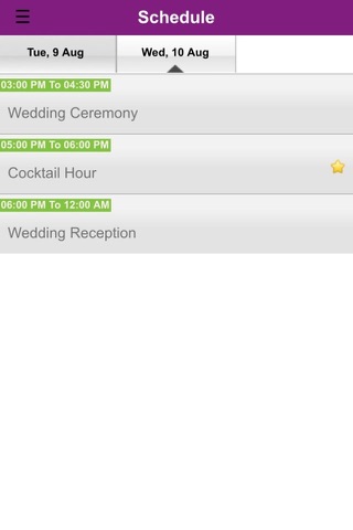 A Wedding App screenshot 3