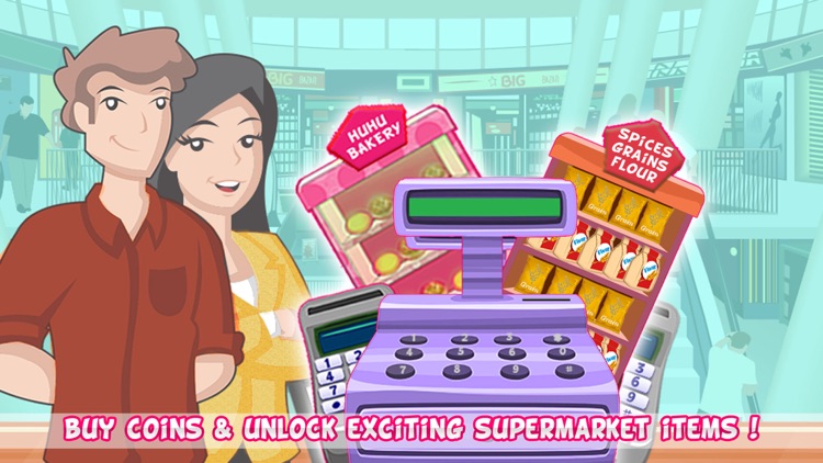 Supermarket Cash Register – Grocery Store Management and Cashier Game for kids