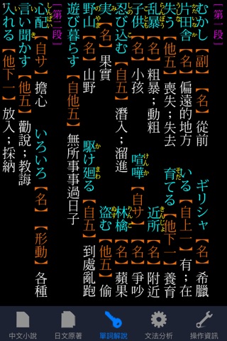 彗星傳奇：看小說學日文（中日對照） screenshot 4