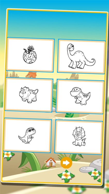 Baby Dinosaur Coloring Book Free Printable Coloring Pages Quiet Game For Kids screenshot-4