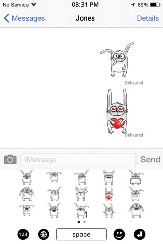 Rabbit Emojis screenshot 4