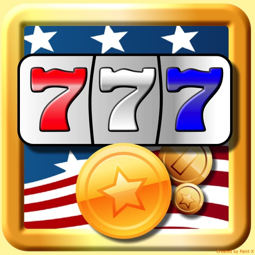 American Classic Slots - Classic Vegas slots with red white and blue theme icon