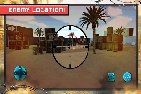 Bravo Sniper. Contract Assassin Frontline Killer Desert Duty Call 2016 screenshot 3