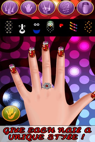 Glamorous Nail Salons Fashion: It’s Judys Life. Play Manicure Design Beautiful Polish-Art screenshot 3