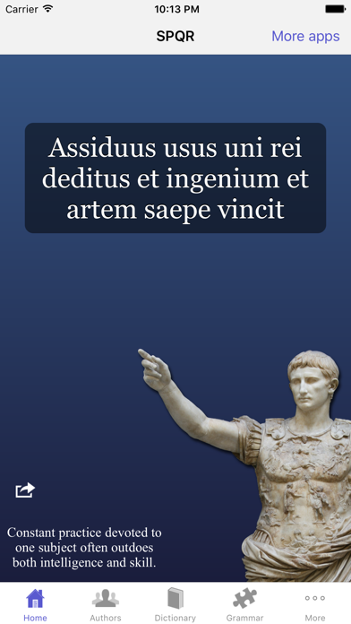 SPQR Latin Dictionary and Reader Screenshot 4