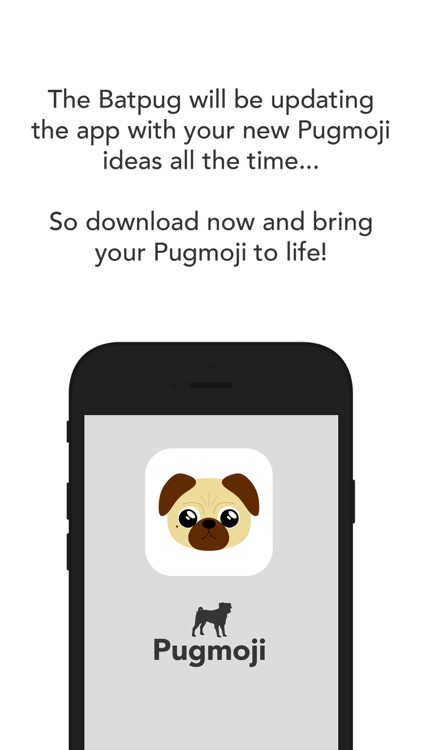 Pugmoji sticker keyboard by The BatPug screenshot-3