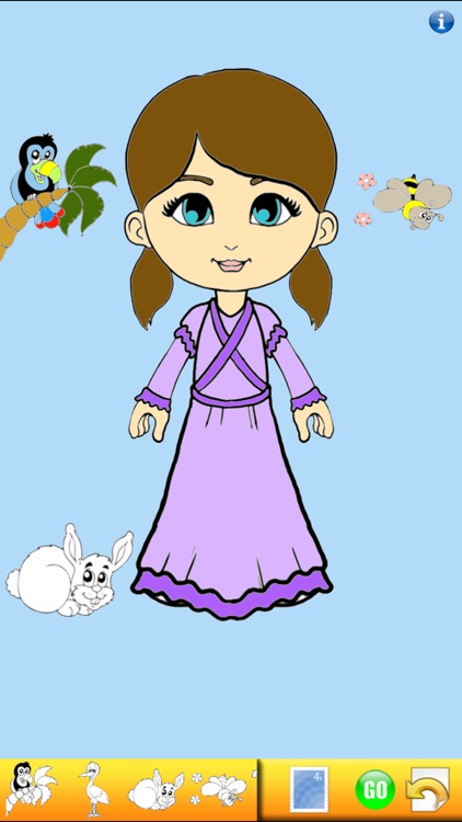 Download Paper Doll Coloring Book! by Peep Software