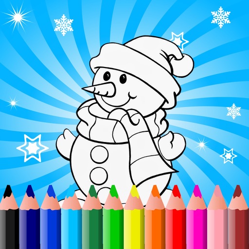 Christmas Drawing Pad - Snowman iOS App