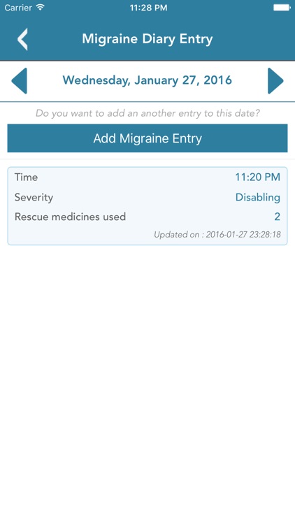 Migraine Diary