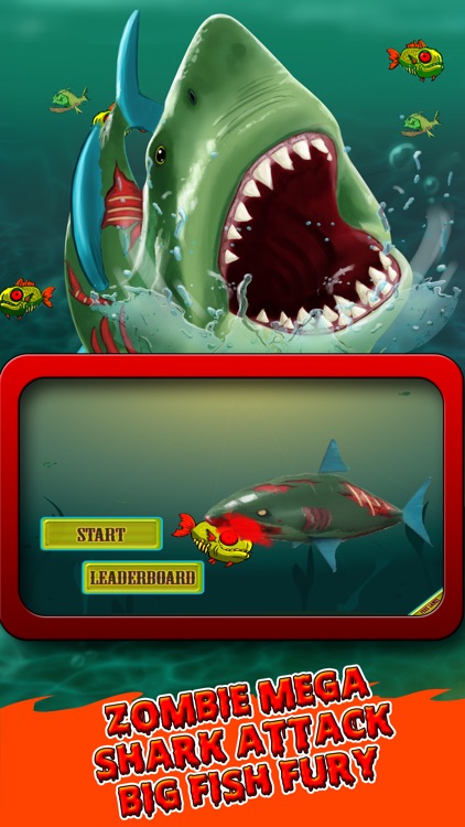Zombie Mega Shark Attack: Big Fish Revenge Pro