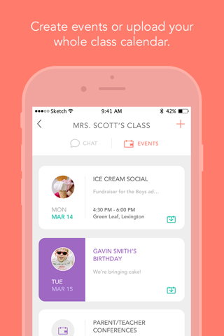 MyKiddo - A classroom community for parents and teachers screenshot 3