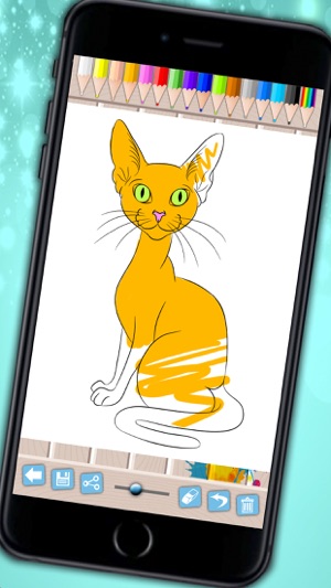 Cats coloring pages - drawings to paint and color kittens(圖4)-速報App